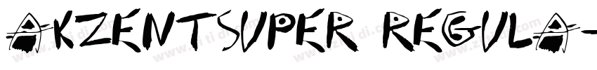 AkzentSuper Regula字体转换